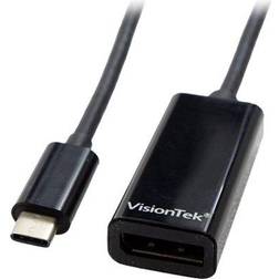 Visiontek DisplayPort-USB C M-F Adapter
