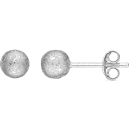 Støvring Design Ø 5,0 frostet sterling Ørestikker fra