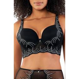Parfait Pearl P6091 Dam Longline Plunge Full Busted - Svart