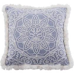 Levtex Home Bennett Embroidered Fringe Complete Decoration Pillows Blue (45.72x45.72)