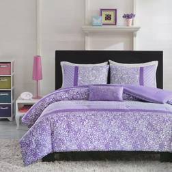 Mi Zone Riley Bedspread Purple (228.6x167.64)