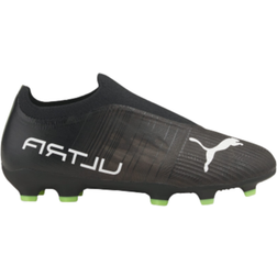 Puma Youth ULTRA 3.4 FG/AG - Black/White/Fizzy Light