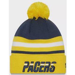 New Era Indiana Pacers City Edition Official Cuffed Pom Knit Beanies Sr