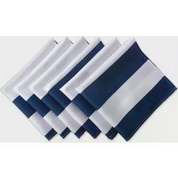 Design Imports Cabana Cloth Napkin Blue (50.8x50.8cm)