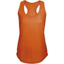 Sol's Women's Moka Plain Sleeveless Tank Top - Burnt Orange