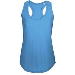 Sol's Women's Moka Plain Sleeveless Tank Top - Aqua