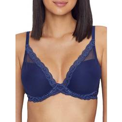 Natori Feathers Plunge Bra - Midnight