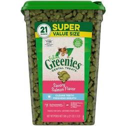 Greenies Dental Cat Treats Savory Salmon Flavor 0.594kg