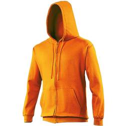 AWDis Plain Hooded Full Zip Hoodie - Mustard