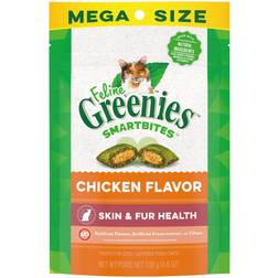 Greenies Smartbites Skin & Fur Crunchy and Soft Natural Cat Treats Chicken Flavor 0.127