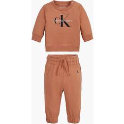 Calvin Klein Newborn Logo Tracksuit - Copper Reef (IN0IN00017)