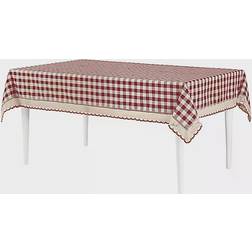 my home Buffalo Tablecloth Purple, Red (264.16x152.4)