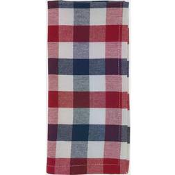 Saro Lifestyle Gingham Check Cloth Napkin Multicolor (50.8x50.8)