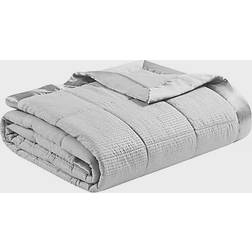 Madison Park Cambria Blankets Grey (243.84x167.64cm)