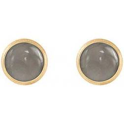 Ole Lynggaard Lotus Stud Earrings - Gold/Moonstone