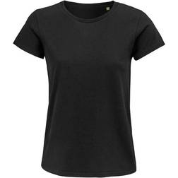 Sol's Women's Crusader Organic T-shirt - Deep Black