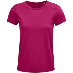 Sol's Women's Crusader Organic T-shirt - Fuchsia