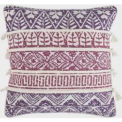 Safavieh Mela Complete Decoration Pillows Beige, Purple (45.72x45.72)