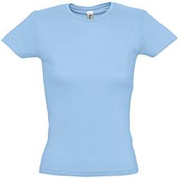 Sol's Women's Miss Short Sleeve T-shirt - Sky Blue