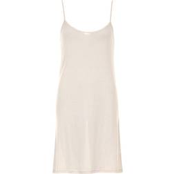 Lady Avenue Chemise Slip Dress - Sand