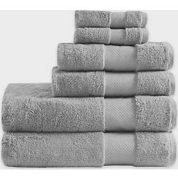 Madison Park Signature Turkish Cotton Towel Silver (147.32x76.2)