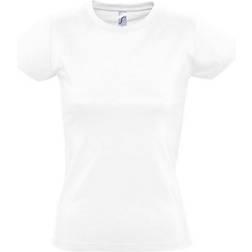 Sol's Women's Imperial Round Neck T-shirt - White