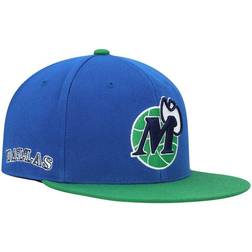 Mitchell & Ness Men's Mavericks Hardwood Classics Snapback Hat - Blue/Green