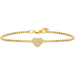 Julie Sandlau Pure Heart armbånd forgyldt