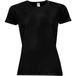 Sol's Women's Sporty Short Sleeve T-Shirt - Black