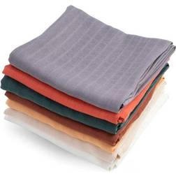 Sebra Muslinfiltar 7-pack Pixie/Dragon Colours