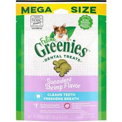 Greenies Adult Natural Dental Care Cat Treats Succulent Shrimp Flavor 0.127