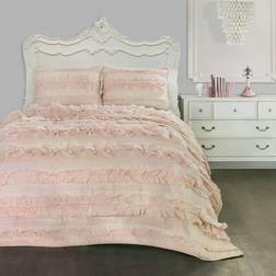 Lush Decor Belle Quilts Pink (218.44x172.72)