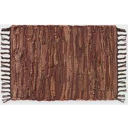 Saro Lifestyle Cuir Chindi Place Mat Brown (50.8x35.56cm)