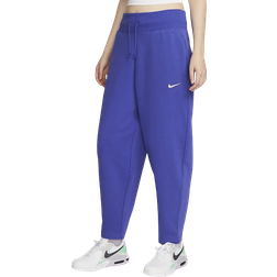 Nike Women's Sportswear Phoenix Fleece Curve High Waist Sweatpants - Lapis/Sail