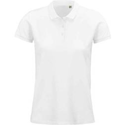 Sol's Women's Planet Organic Polo Shirt - White