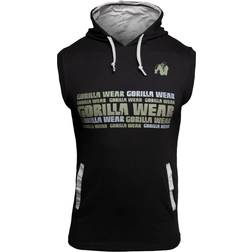 Gorilla Wear Melbourne S/L Hooded T-shirt - Black