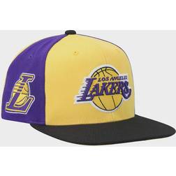 Mitchell & Ness Los Angeles Lakers On The Block Snapback Cap Sr