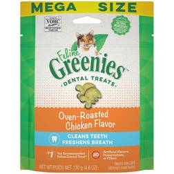 Greenies Adult Dental Cat Treats Oven Roasted Chicken Flavor 0.127