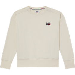 Tommy Hilfiger Adaptive Logo Crewneck Sweatshirt - White Swan