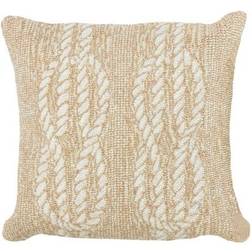 Liora Manne Frontporch Ropes Complete Decoration Pillows Beige (45.72x45.72)