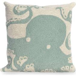 Liora Manne Frontporch Octopus Complete Decoration Pillows Blue (45.72x45.72)