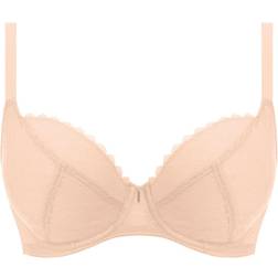 Freya Signature Padded Plunge Bra - Natural Beige