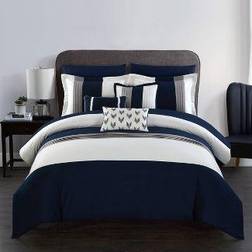 Chic Home Design Hester Bed Linen Blue (254x167.64cm)