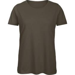 B&C Collection Women's Favourite Organic Crew T-shirt - Khaki