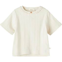 Name It Safran SS Loose Top - Turtledove (13205810)