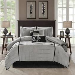 Madison Park Landcaster Bedspread Grey (264.16x233.68cm)