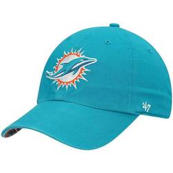 '47 X Zubaz Miami Dolphins Undervisor Clean Up Adjustable Hat Men - Aqua