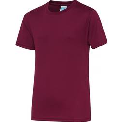 AWDis Kid's Just Cool Sports T-shirt - Burgundy (UTRW689)