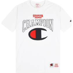 Champion X Stranger Things Logo T-shirt - White