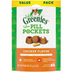 Greenies Pill Pockets Natural Cat Treats Chicken Flavor 85x85g